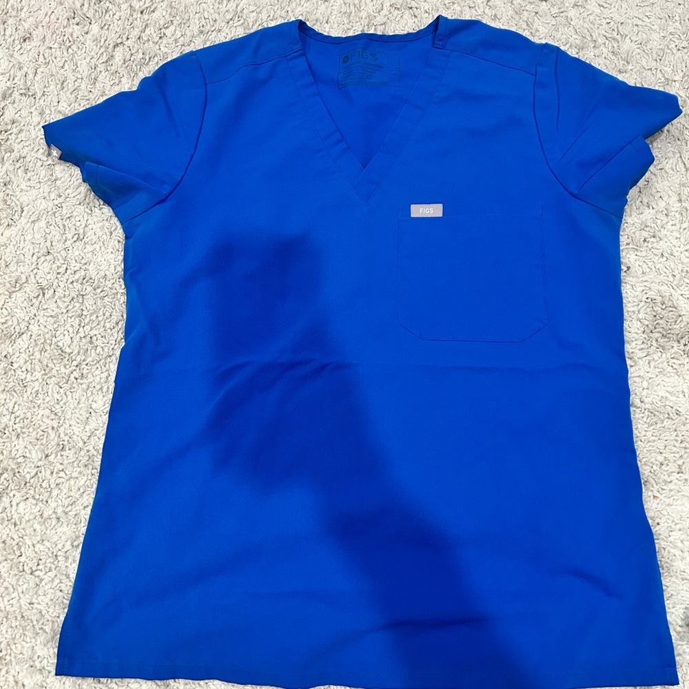 Figs Royal Blue Small Scrub Set